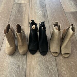BUNDLE USED BOOTIES X3